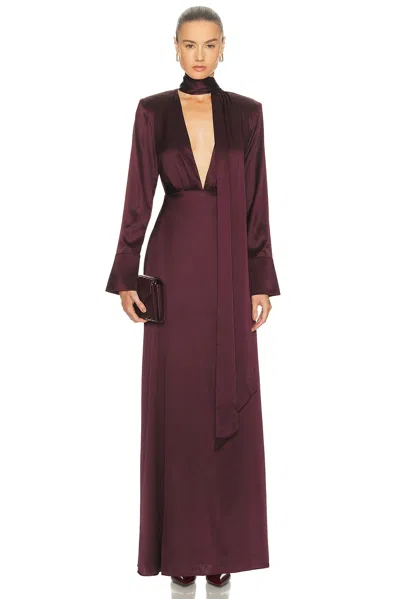 Srg Irina Dress In Burgundy