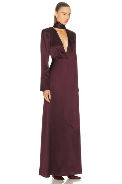 Srg Irina Dress In Burgundy