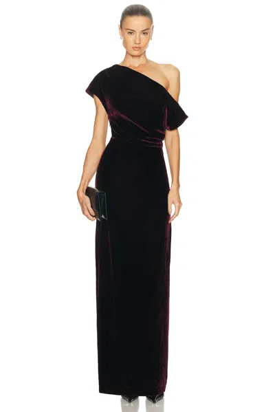 Srg Paola Dress In Burgundy