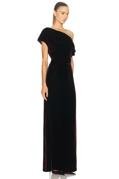 Srg Paola Dress In Burgundy