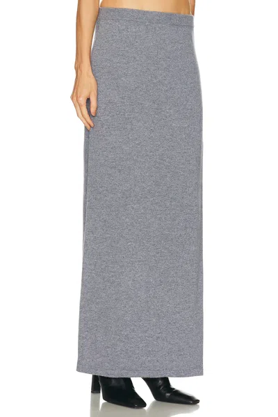 Srg Mattie Knit Maxi Skirt In Gray