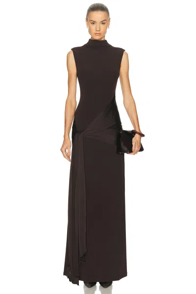 Srg Jia Dress In Brown