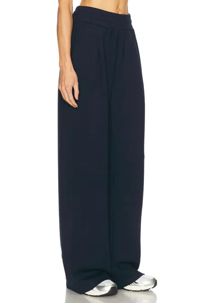 Varley The Extra Wide Leg 32 Pant In Blue