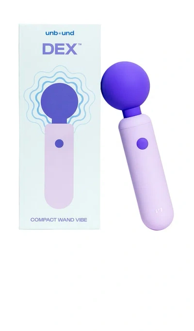 Unbound Dex Compact Wand Vibrator In Blue