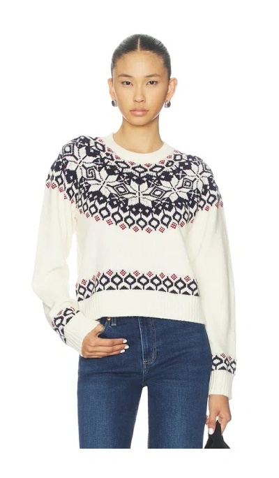 Lovers & Friends X Christina Elezaj Calix Fair Isle Sweater In Multi