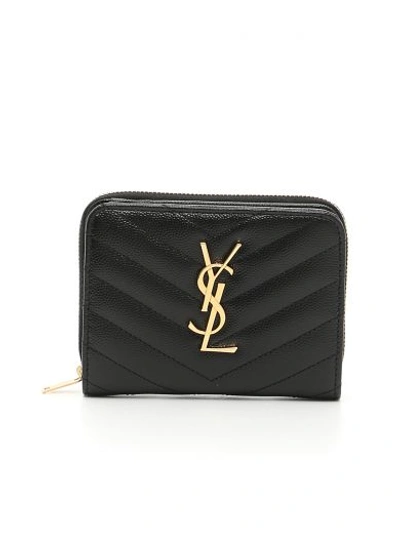 monogram compact zip