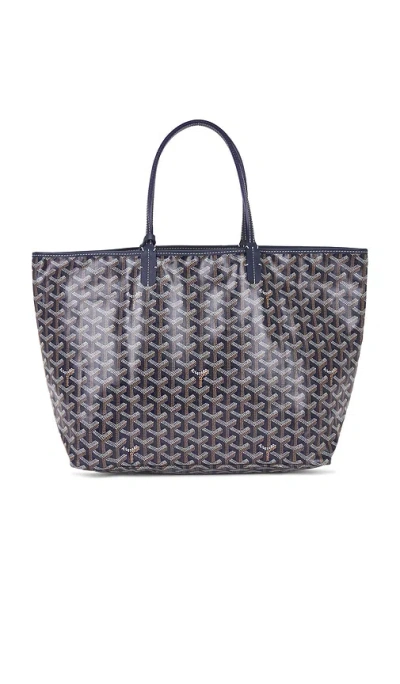 Fwrd Renew Goyard Saint Louis Pm Tote Bag In Blue