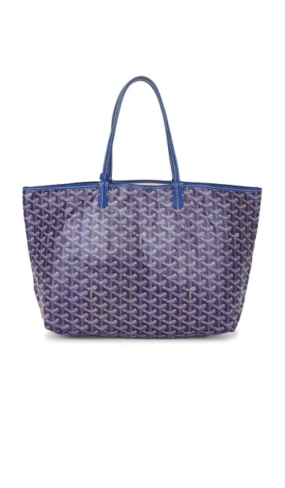 Fwrd Renew Goyard Saint Louis Pm Tote Bag In Blue