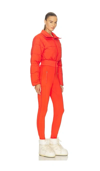 Free People Downhill Diva Ski Suit In Orange