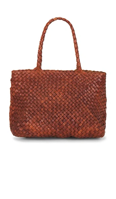 Dragon Diffusion Vintage Mesh Tote Bag In Brown