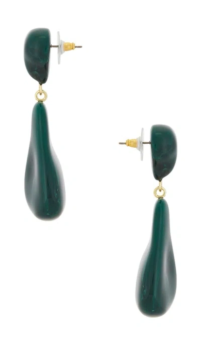 Lele Sadoughi Wilma Drop Earrings In Green