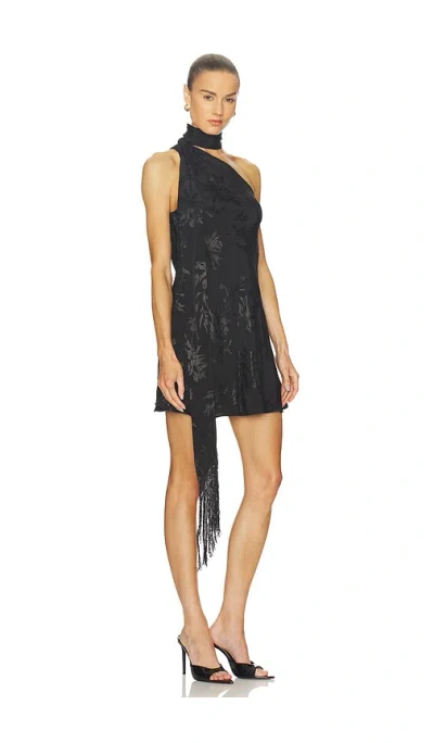 Hemant & Nandita Tie Sash Mini Dress In Black