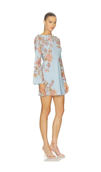 Hemant & Nandita Mini Dress In Blue