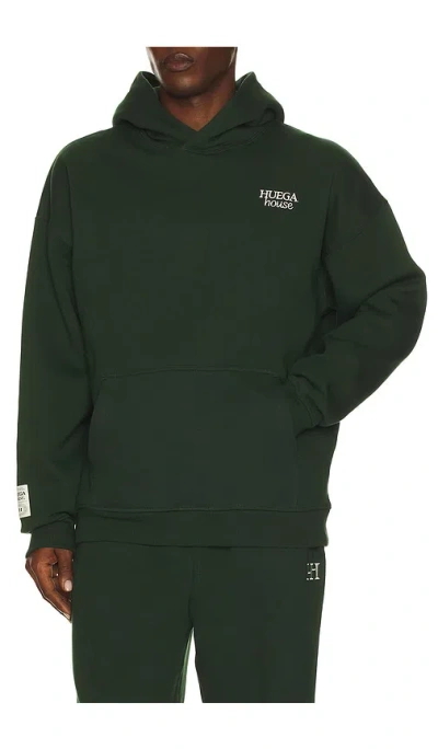 Huega House Icon Hoodie In Green