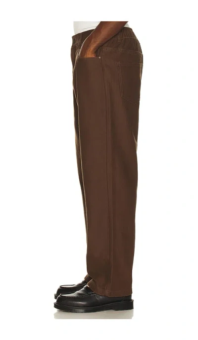 Rhythm Palmer Pant In Brown