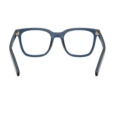 Prada Pr B11v 08q1o1 Cristallo Blu Glasses In Blue