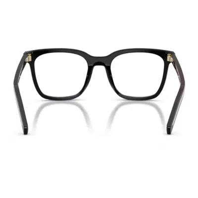 Prada Logo-print Glasses In Black