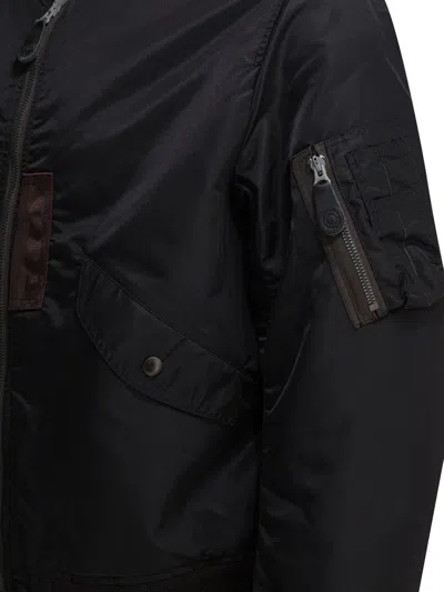 Buzz Rickson's "skyline" Bomber In Black