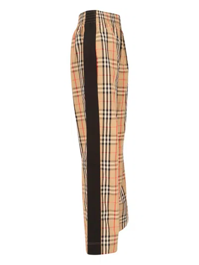 Burberry Trousers In Multi