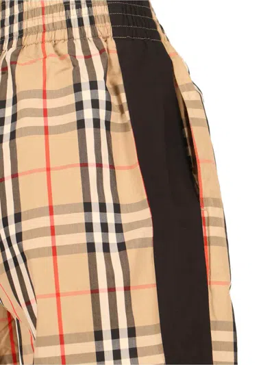 Burberry Trousers In Multi