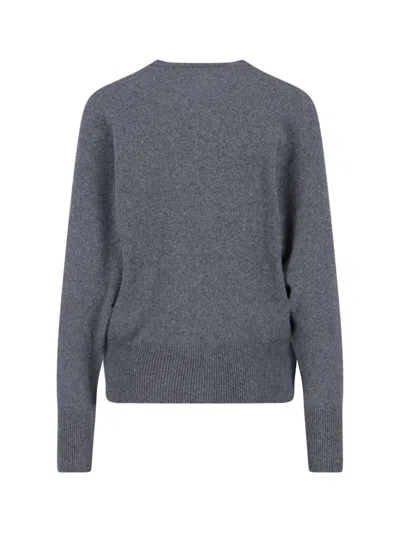 Balmain Sweaters In Gray