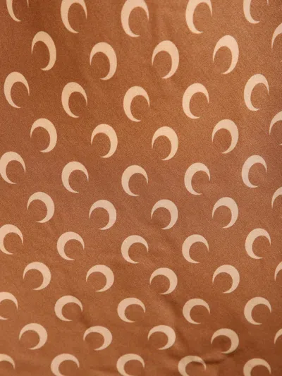 Marine Serre Dresses In Brown