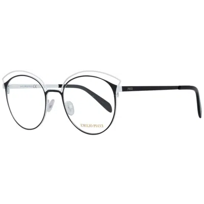 Pucci Emilio  Black Metal Glasses Women's (frames) In Multi