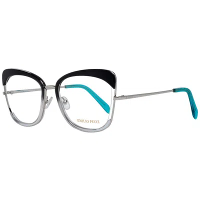 Pucci Emilio  Black Metal Glasses Women's (frames) In Multi