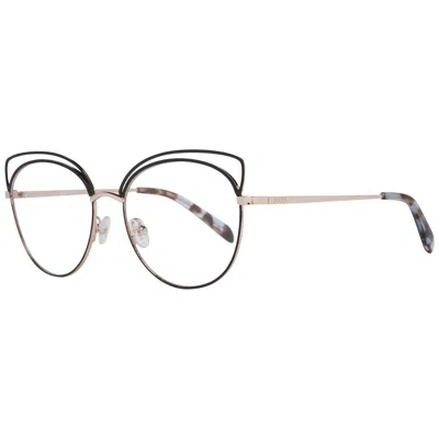 Pucci Emilio  Black Metal Glasses Women's (frames) In Black