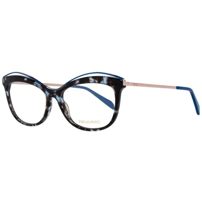Pucci Emilio  Brown Metal Glasses Women's (frames) In Black