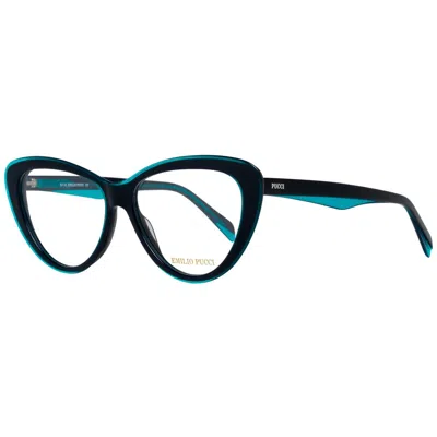 Pucci Blue Plastic Glasses (frames) In Black