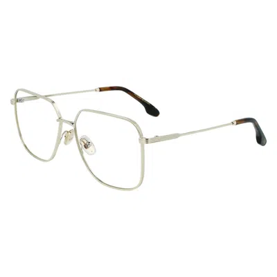 Victoria Beckham Gold Metal Glasses (frames) In Gold