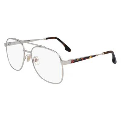 Victoria Beckham Gold Metal Glasses (frames) In White