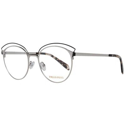 Pucci Emilio  Black Metal Glasses Women's (frames) In Metallic