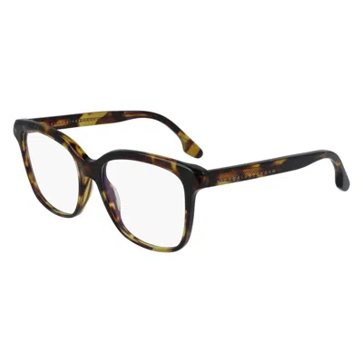 Victoria Beckham Bicolor Acetate Glasses (frames) In Brown