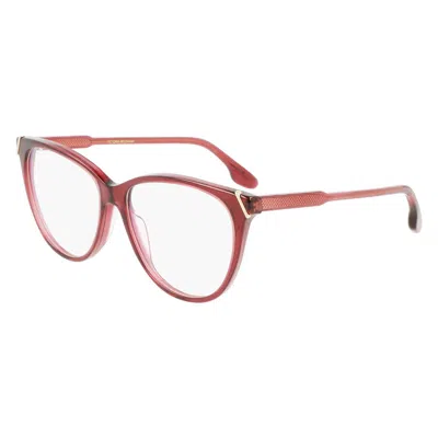 Victoria Beckham Multicolor Acetate Glasses (frames) In Brown