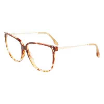 Victoria Beckham Brown Acetate Glasses (frames)