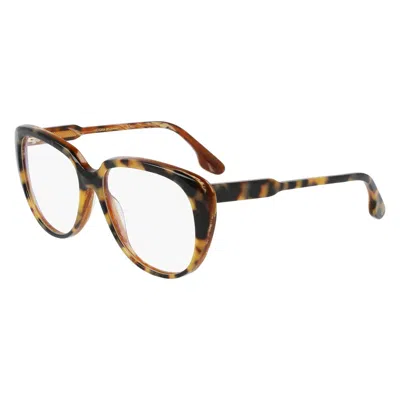 Victoria Beckham Brown Acetate Glasses (frames)
