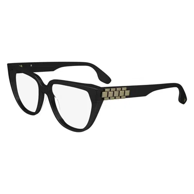 Victoria Beckham Black Acetate Glasses (frames) In Black