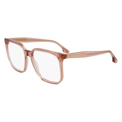 Victoria Beckham Multicolor Acetate Glasses (frames) In Brown