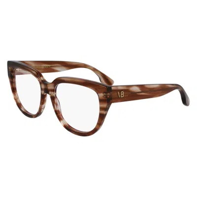 Victoria Beckham Brown Acetate Glasses (frames)