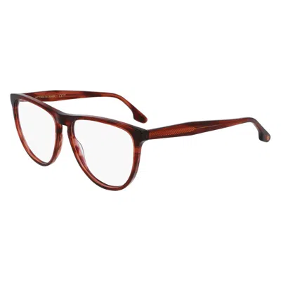 Victoria Beckham Multicolor Acetate Glasses (frames) In Brown