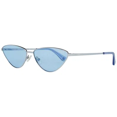 Victoria&#039;s Secret Victoria's Secret Silver Metal Sunglasses In Blue