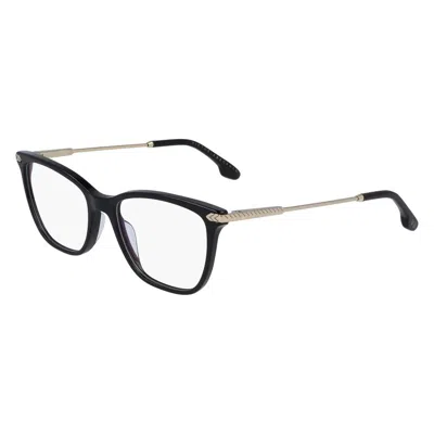 Victoria Beckham Black Acetate Glasses (frames) In Black