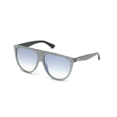 Victoria&#039;s Secret Victoria's Secret White Acetate Sunglasses In Blue