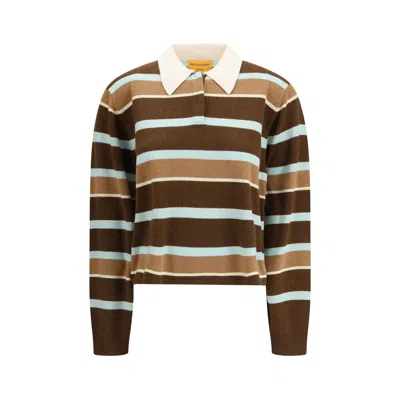 Guest In Residence Brown Cashmere Sweatshirt In Brown