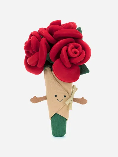 Jellycat Amuseables Rose Bouquet In Multi
