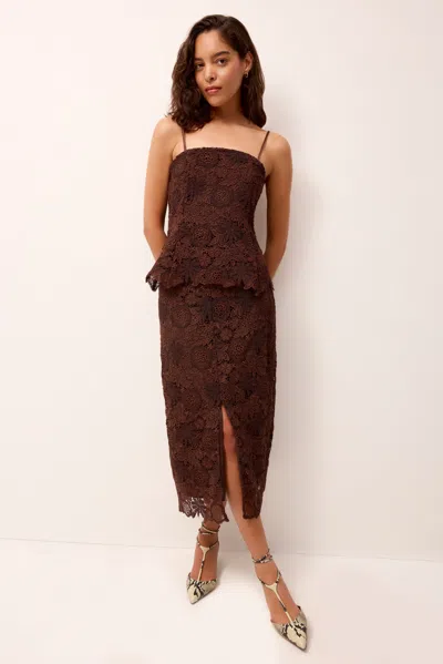 Marie Oliver Meara Skirt In Java In Brown