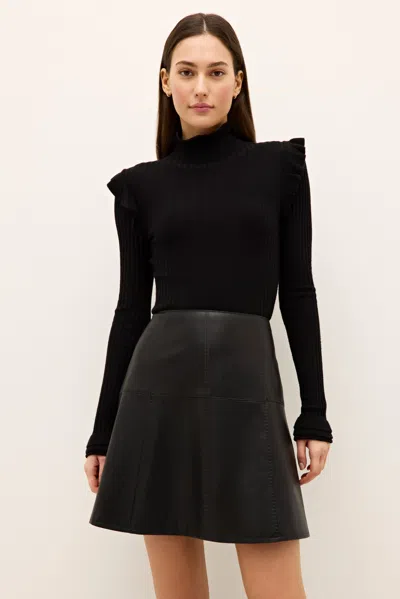 Marie Oliver Crawford Panelled Skirt In Black
