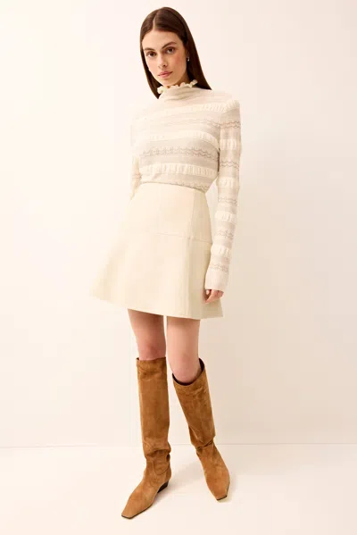 Marie Oliver Crawford Skirt In White